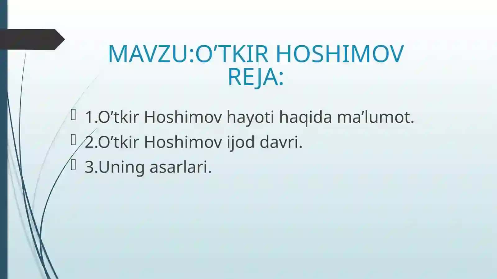 ADABIYOTSHUNOSLIKKA KIRISH 2