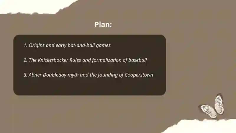 The history of baseball sport 2