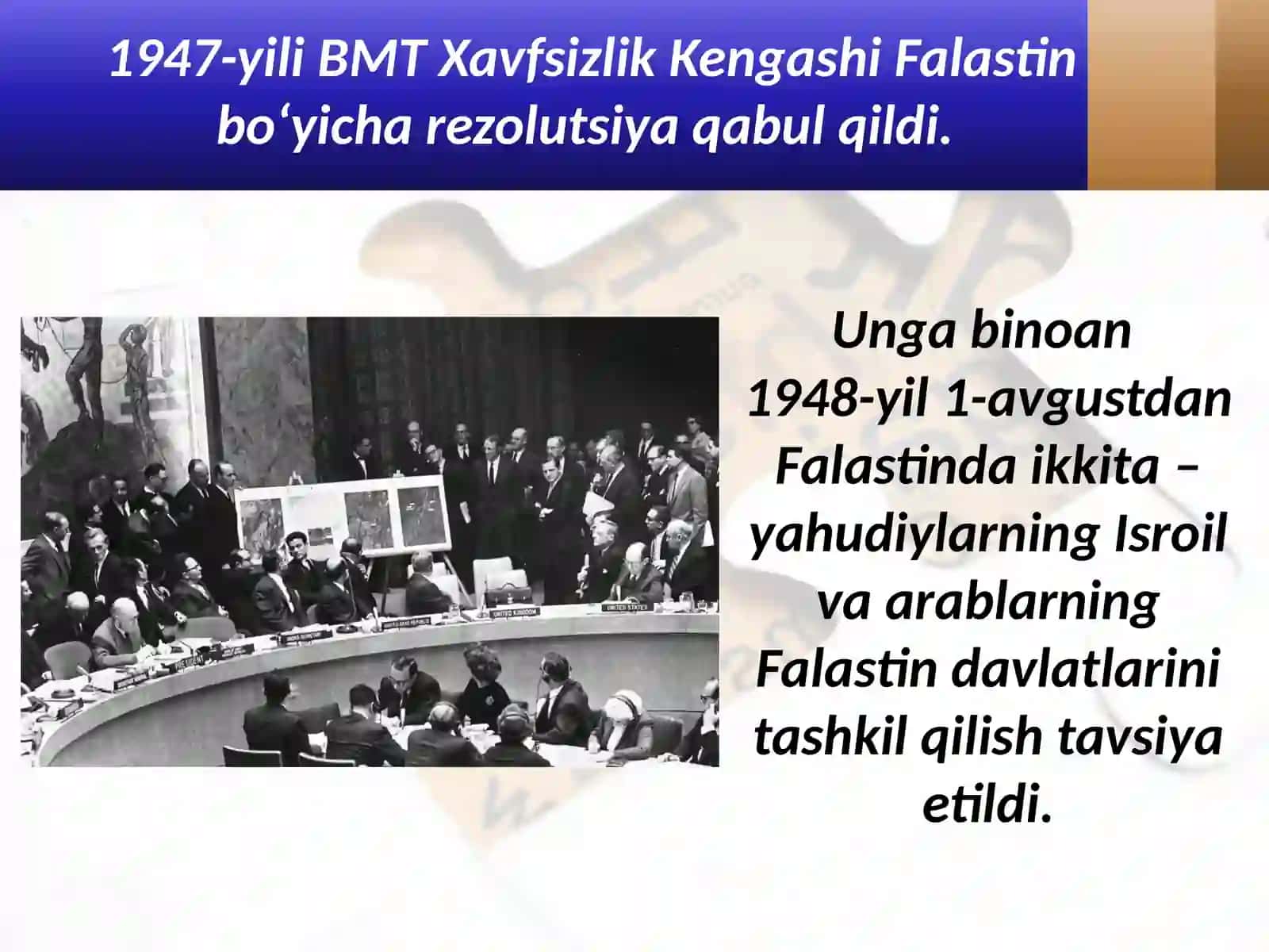 Isroil Davlati va Falastin Muammosi 2