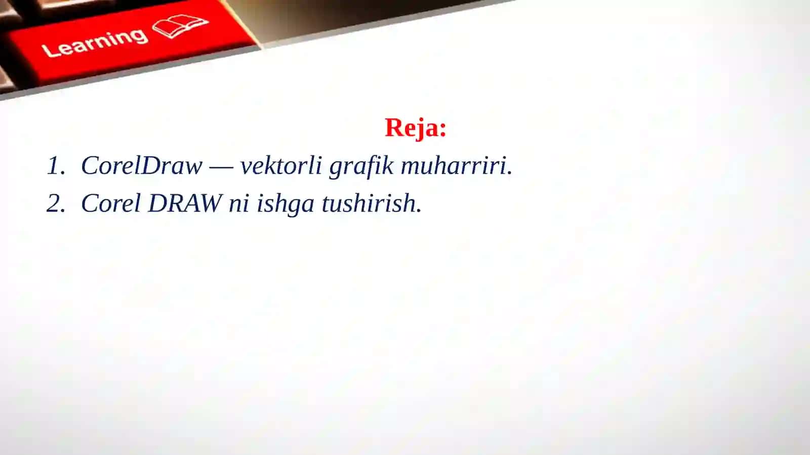 Corel Draw grafik prosessori. Corel draw grafik muxarriri 2