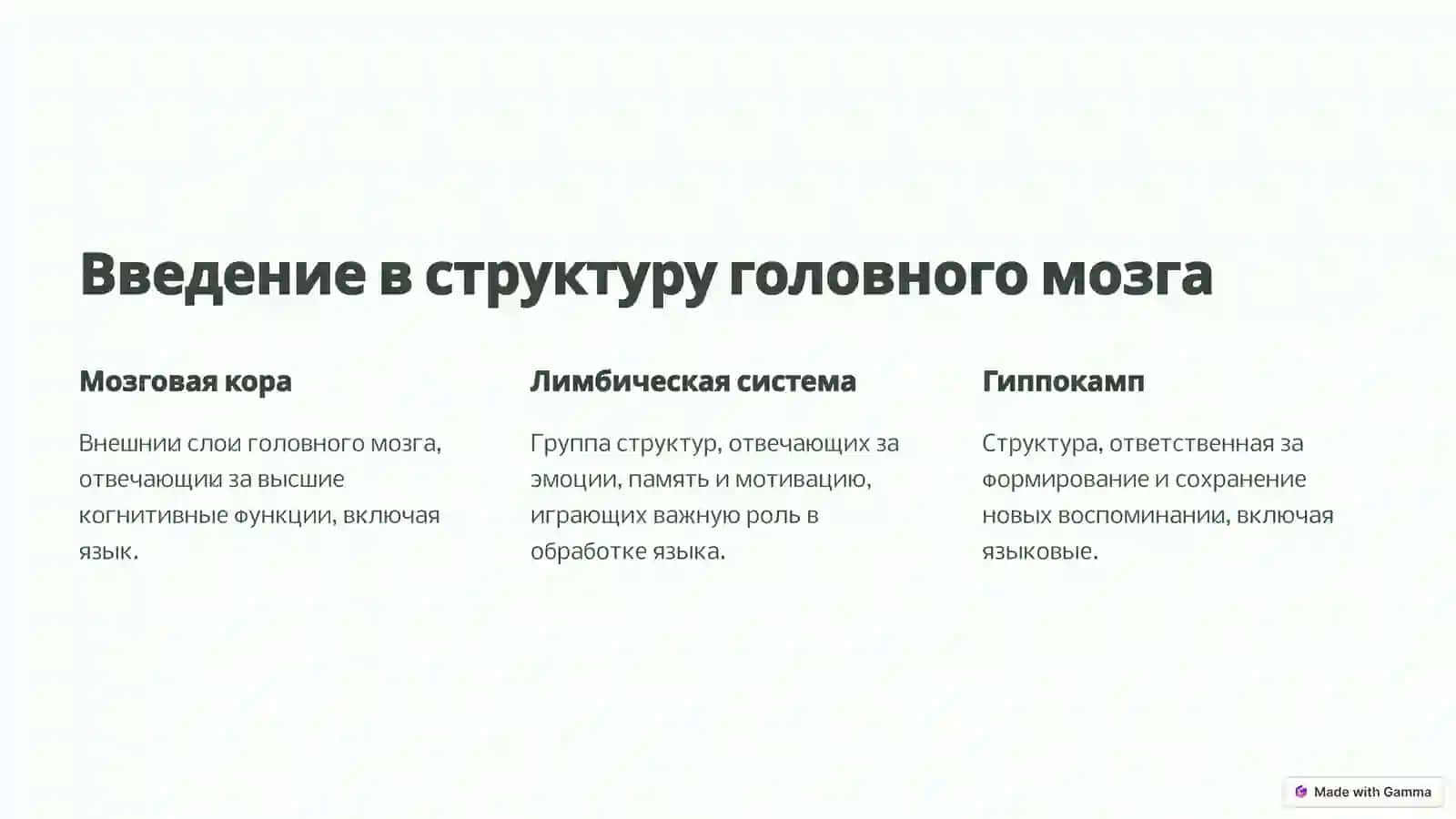Головной мозг: Стили речи 2
