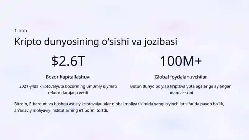 Kriptovalyutalar bozori: Afzallik va xavflar 2