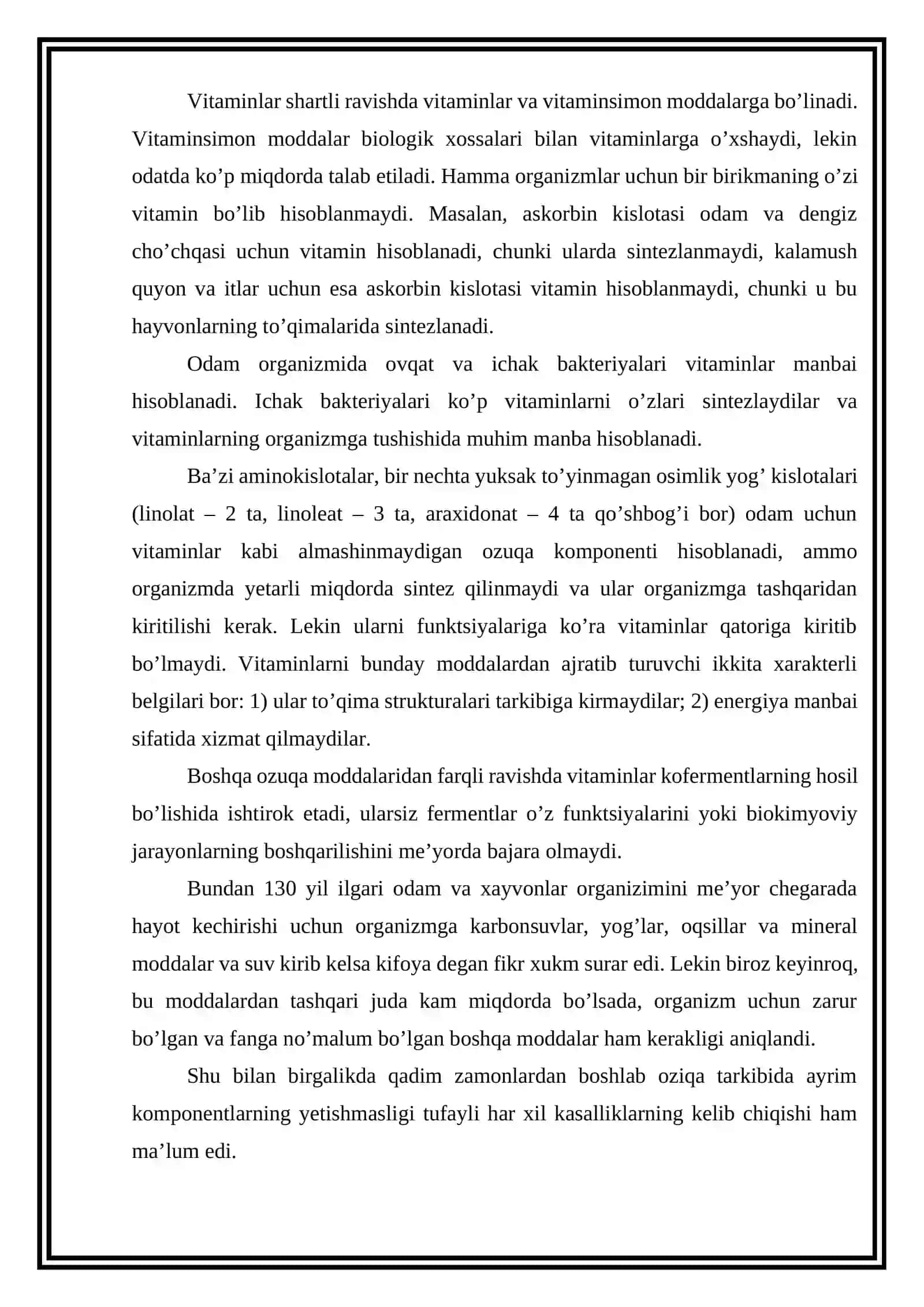 Hayotning molekulyar asoslar 2