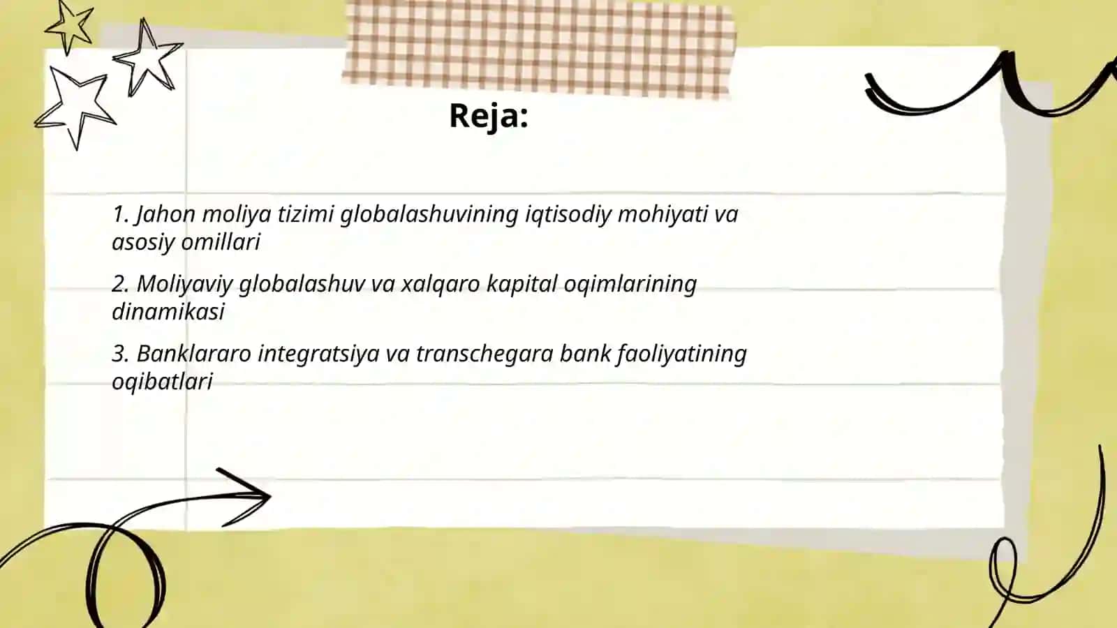 Jahon Moliya Tizimi Globallashuvi 2