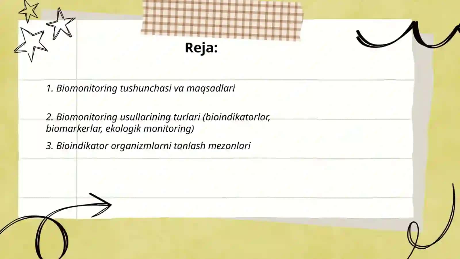 Biomonitoring usullari mezonlari va baholash usullari 2