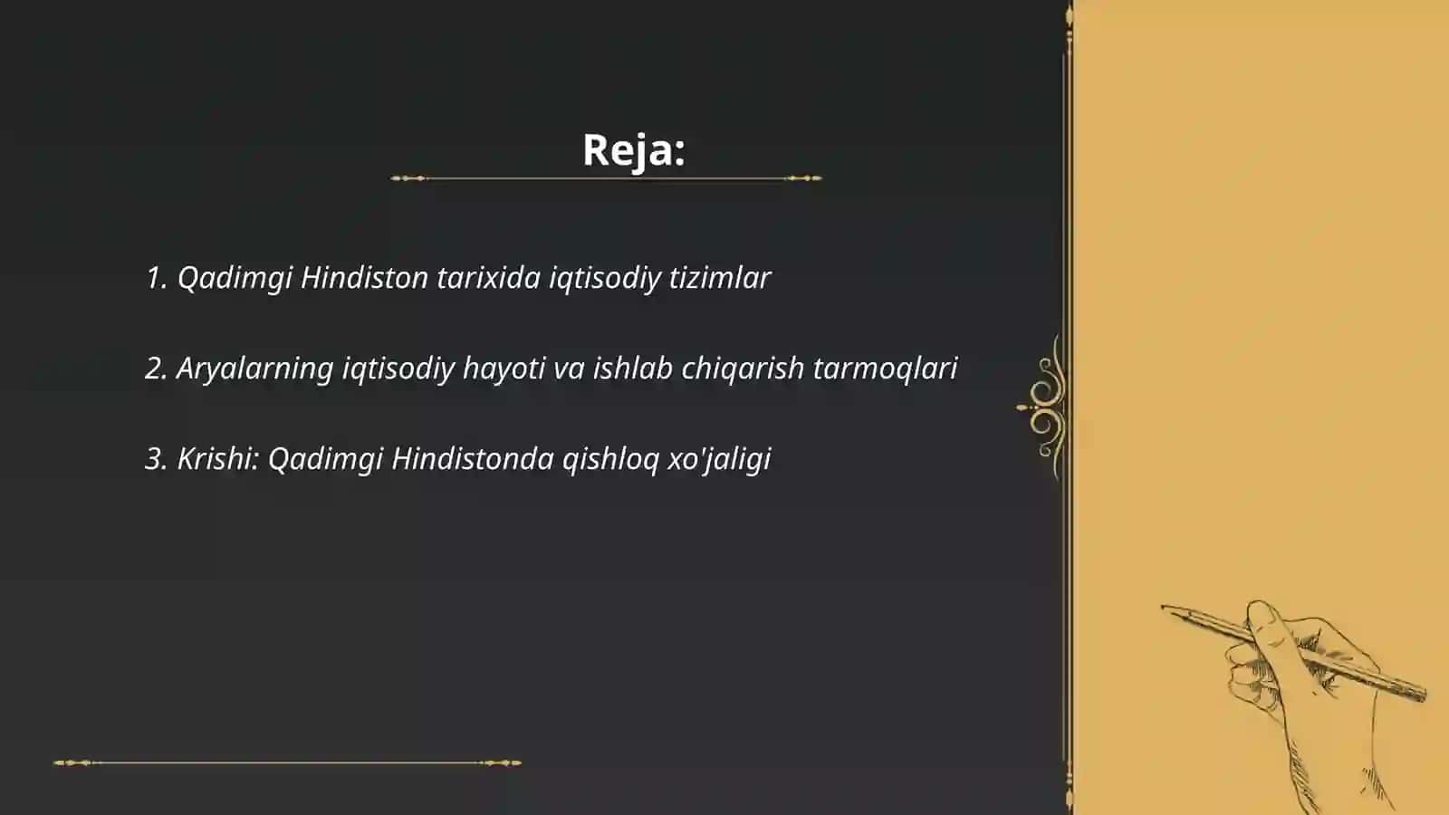 Qadimgi Hindiston iqtisodiy ta'limoti 2