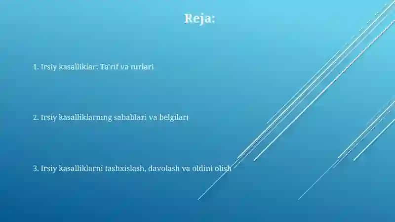 Davolash ishi 2