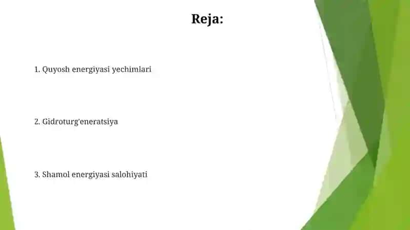 Vodorod Yoqilg'isi istiqbollari 2
