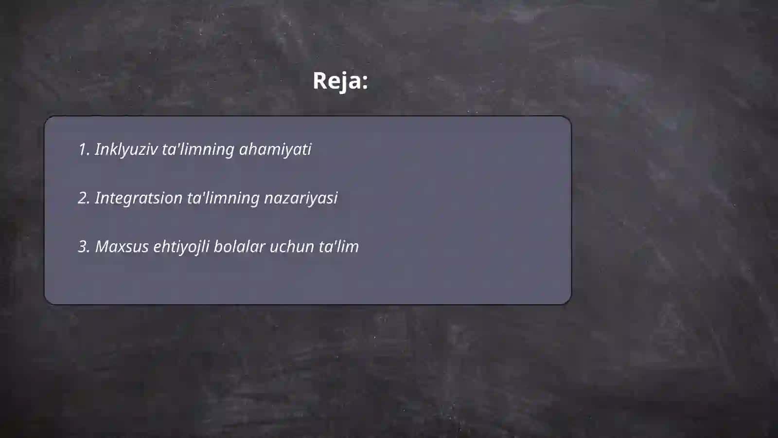 Inklyuziv va integratsion ta'lim 2