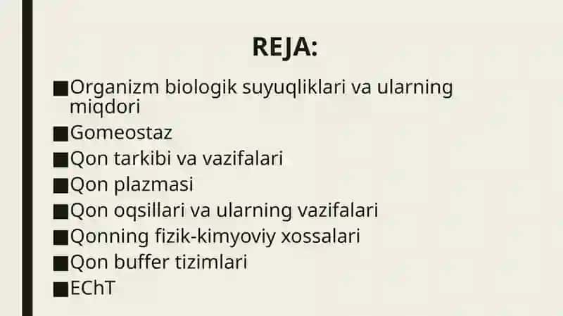 qon fiziologiyasi 2