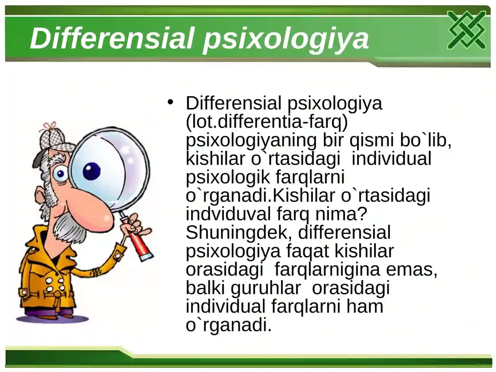 Differensial psixologiyadaxarakter va qobiliyat 2