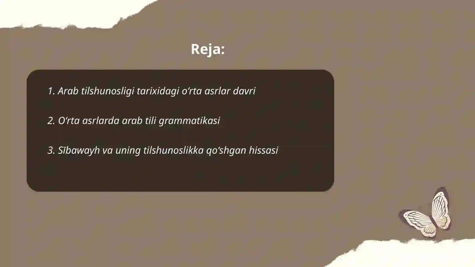 Õrta asrlarda arab va õrta osiyo tilshunosligi 2