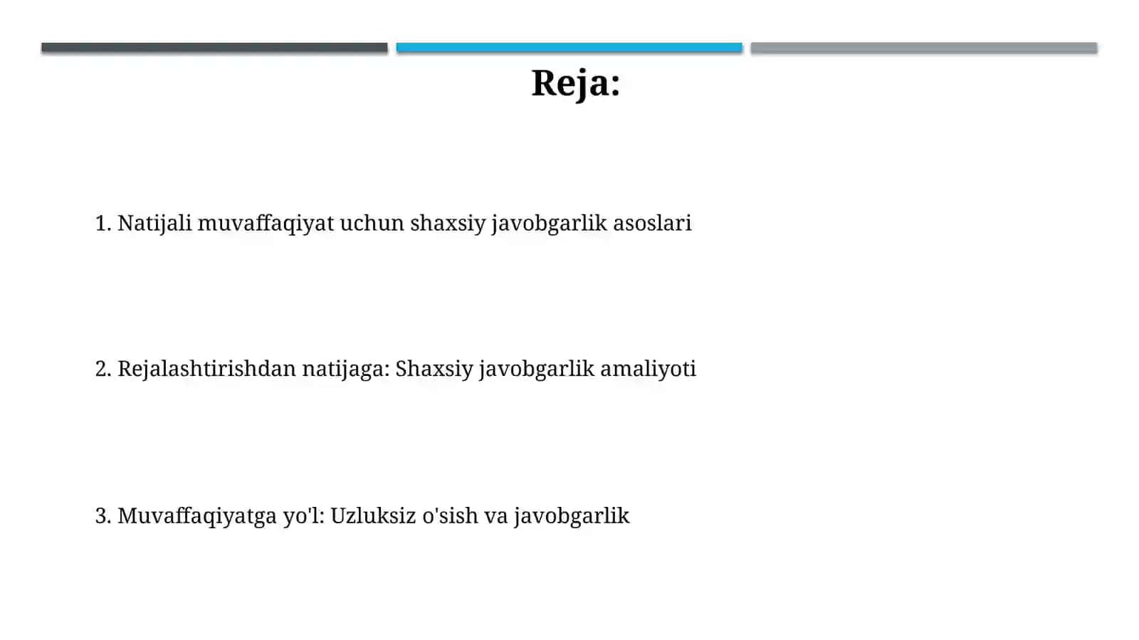 Shaxsiy javobgarlik 2