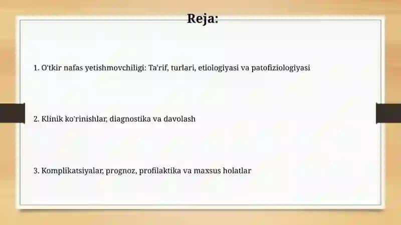 O'tkir nafas yetishmovchiligi 2