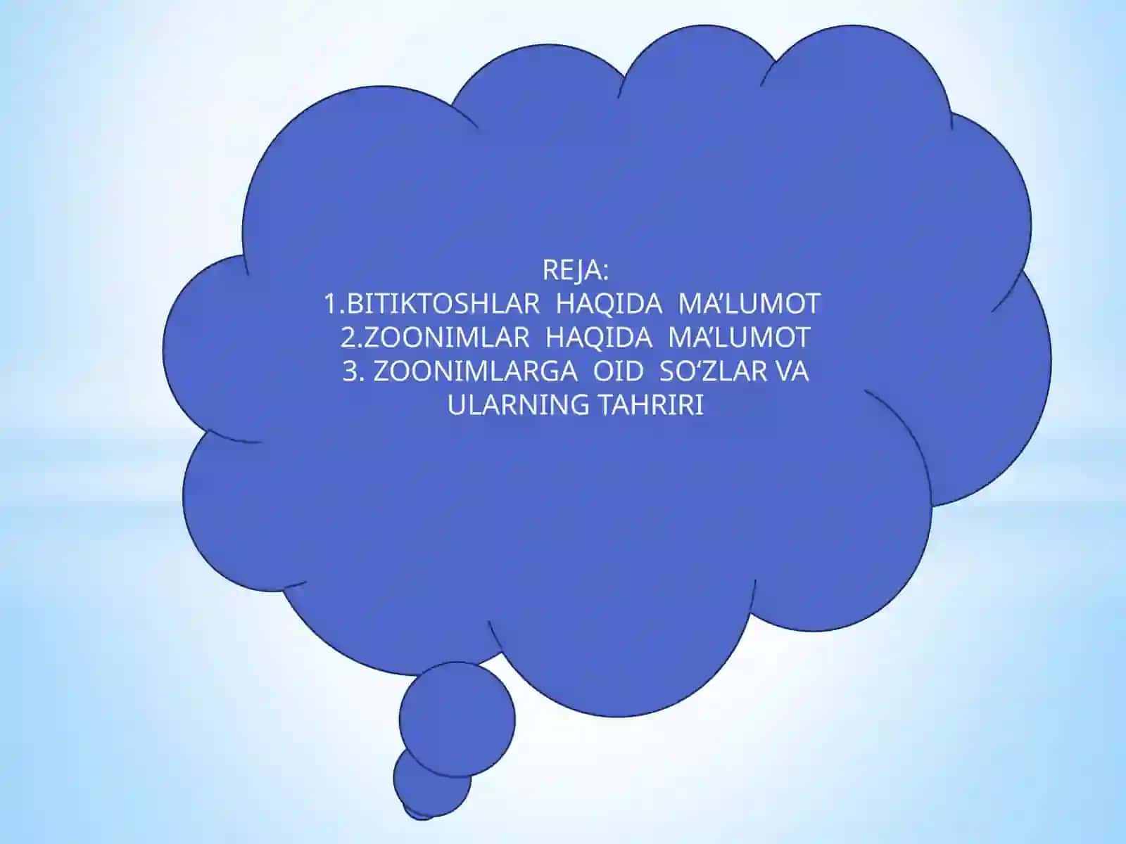 BITIKTOSHLARDA  ZOONIMLARGA  OID  SO‘ZLARNI  TO‘PLASH 2