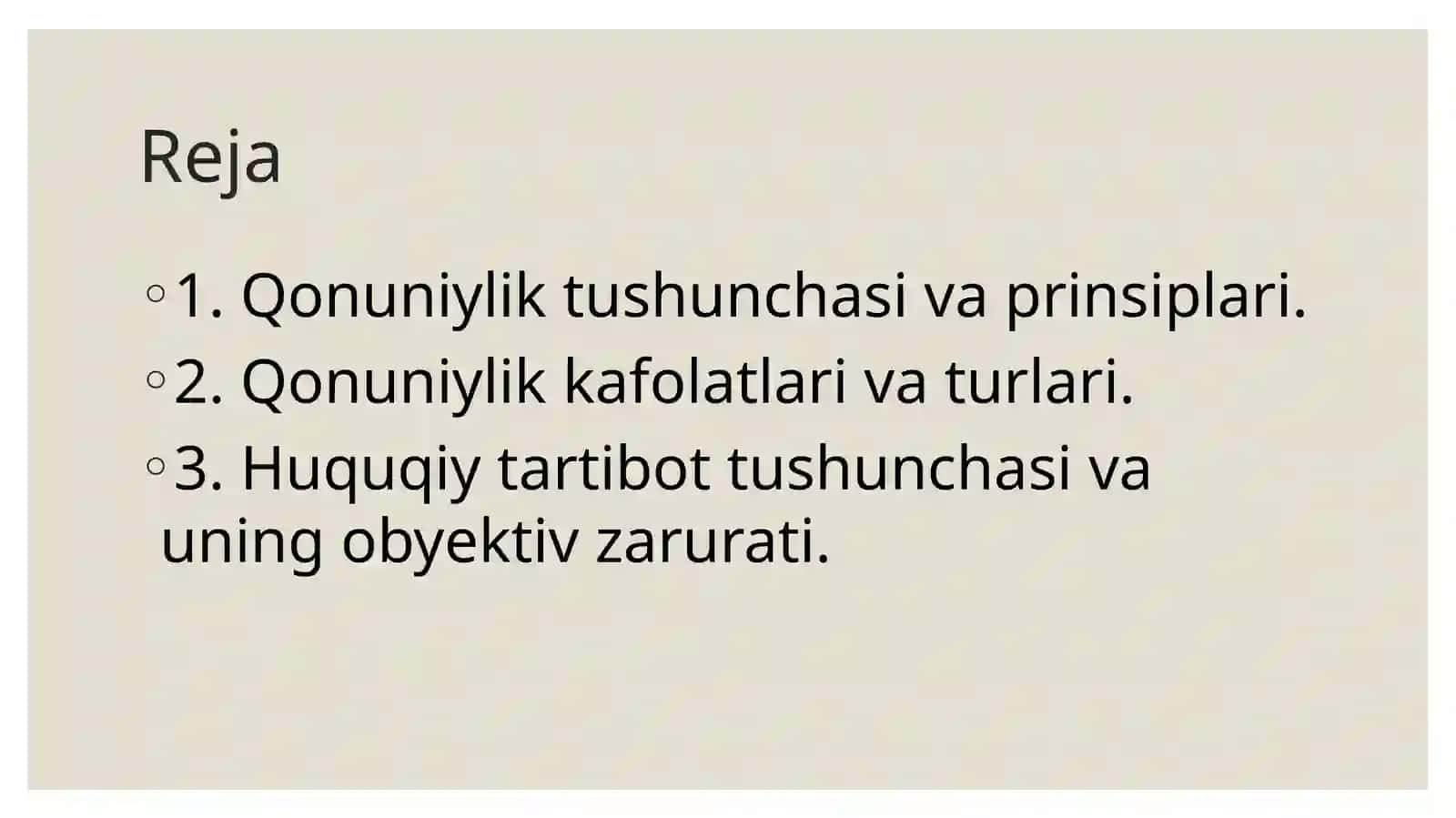 Qonuniylik va huquqiy tartibot 2