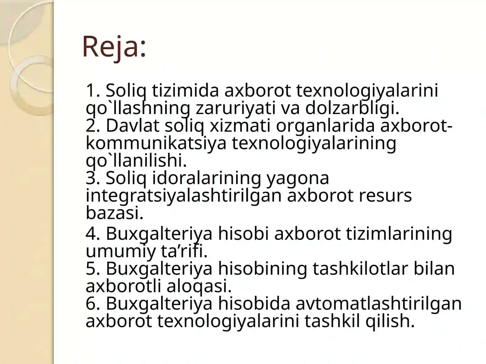 Soliq axborot tizimi 2