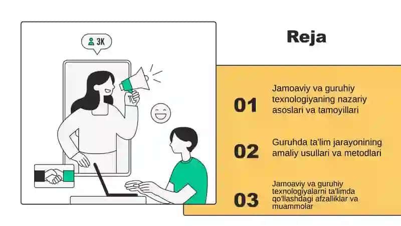 Jamoaviy va guruhiy texnologiyalar 2