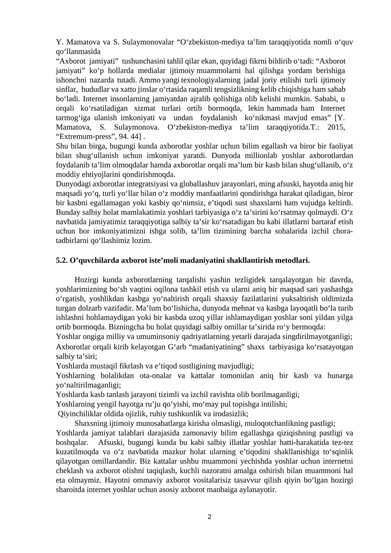 O’quvchilarda axborot istemoli madaniyatini shakllantirish 2