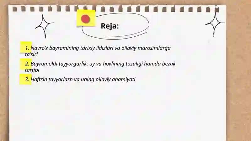 Navroʻz bayrami an'analari va oilaviy marosimlar 2