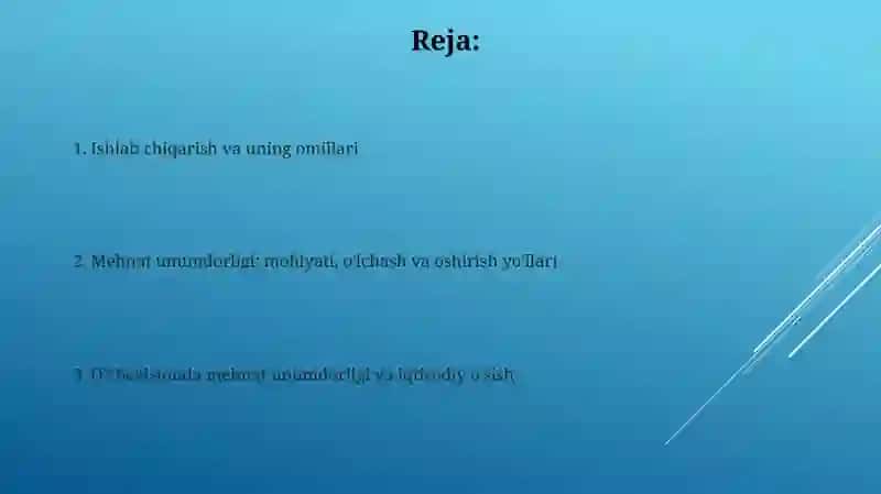 Ishlab chiqarish va uning omillari 2