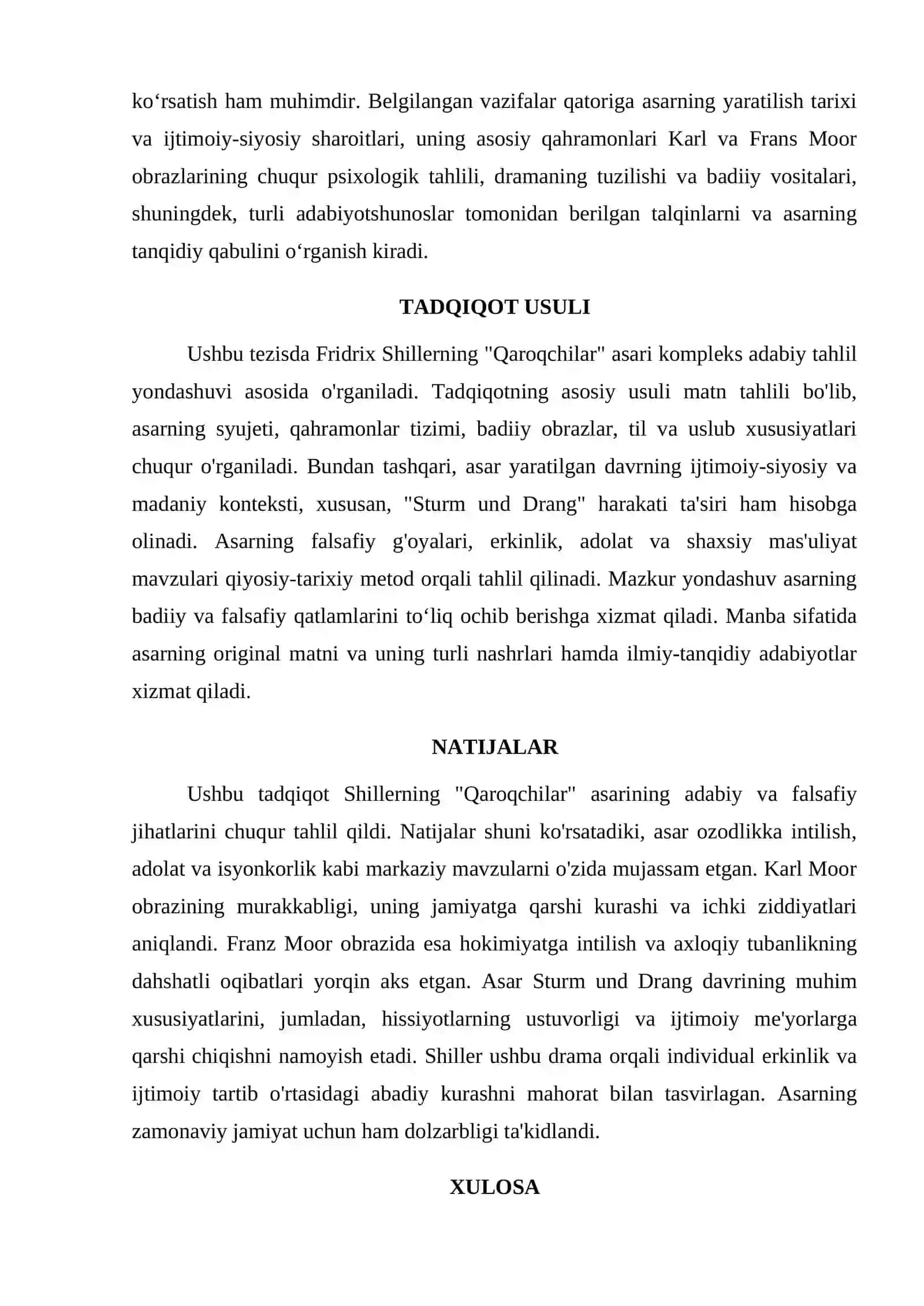 SHILLERNING "QAROQCHILAR" ASARI 2