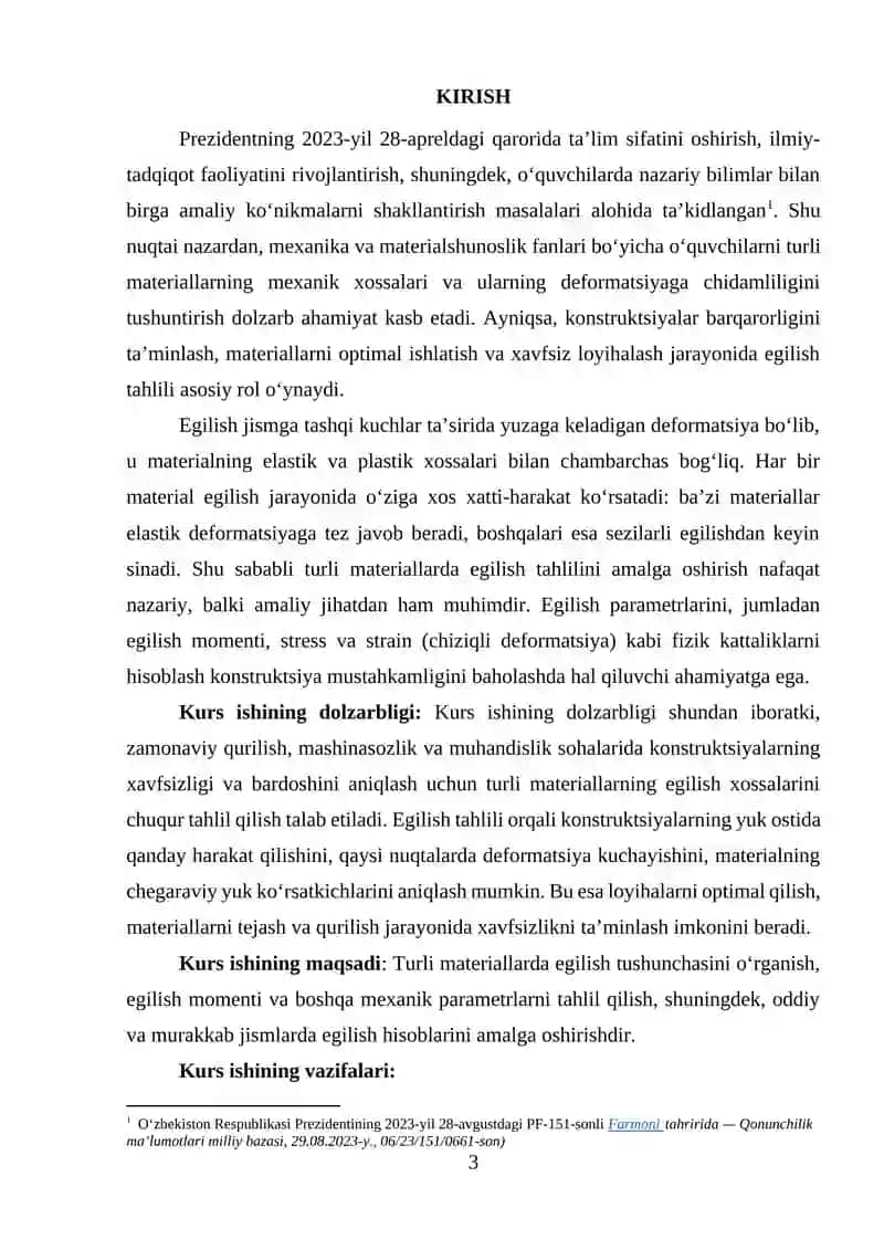 TURLI MATERIALLARDA EGILISH TAHLILI 2
