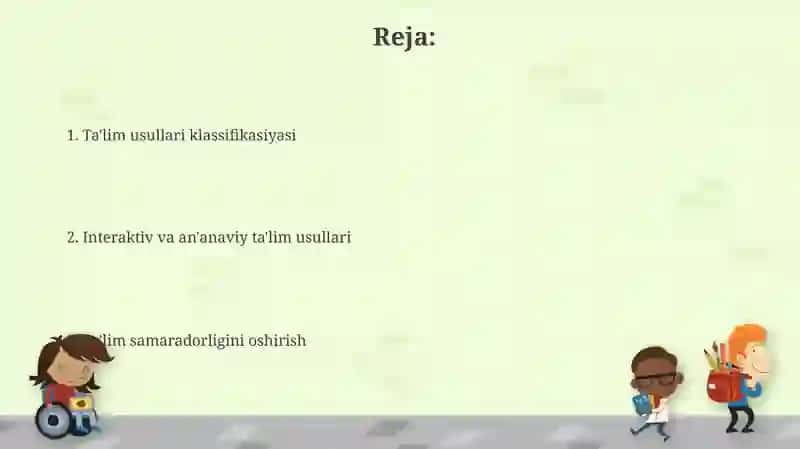 Ta'lim jarayonining metodlari 2