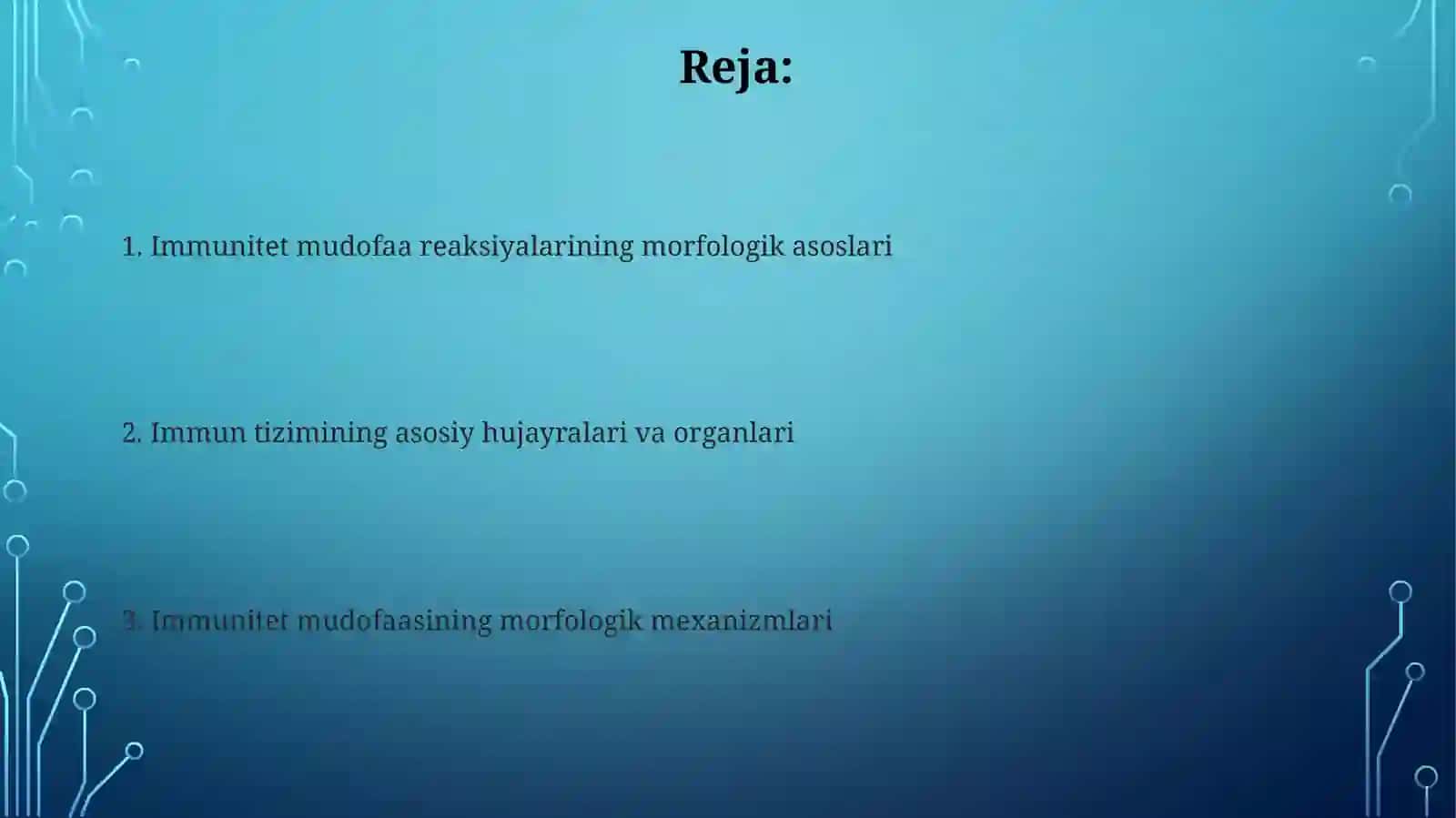 Immun himoya reaksiyalarining morfologik asoslari 2