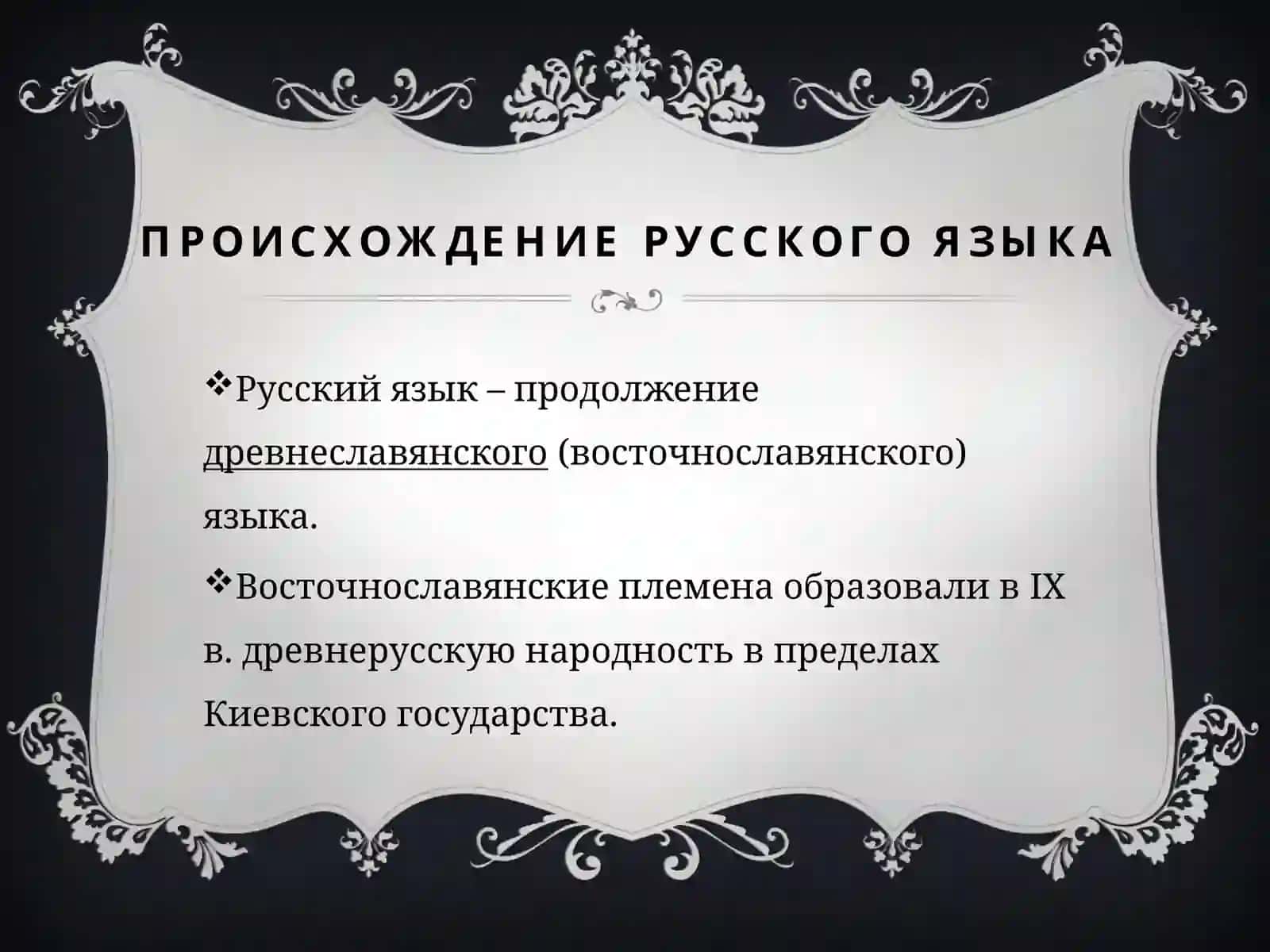 ИСТОРИЯ РУССКОГО ЯЗЫКА 2
