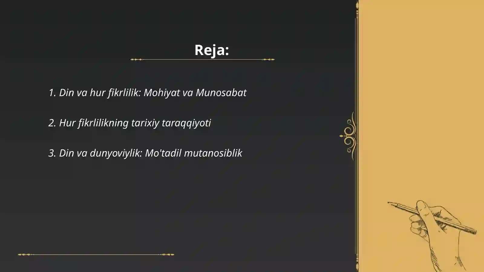 Din va hur fikrlilik 2