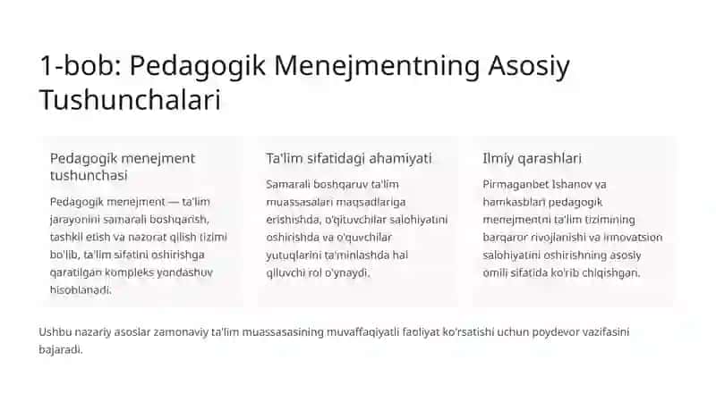 Pedagogik Menejment Nazariyasi va Amaliyoti 2