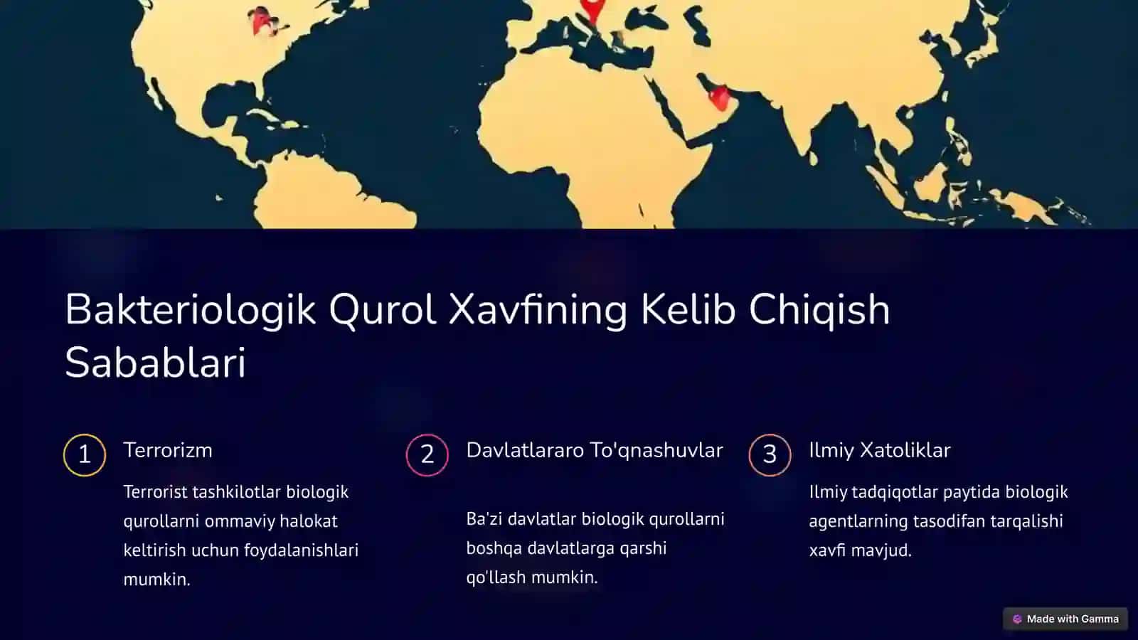 Bakteriologik qurol xavfi 2