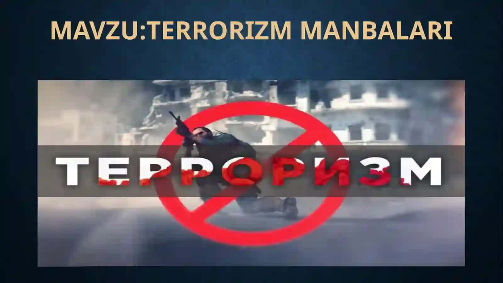 TERRORIZM MANBALARI 2