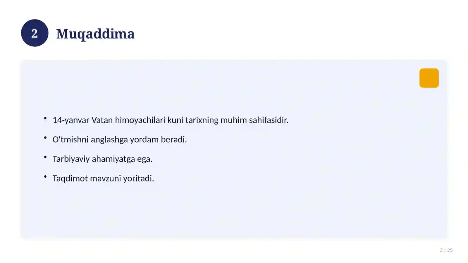 14-yanvar Vatan himoyachilari kuni 2