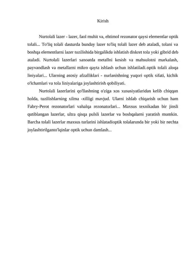 Nurtolali lazerlar 2