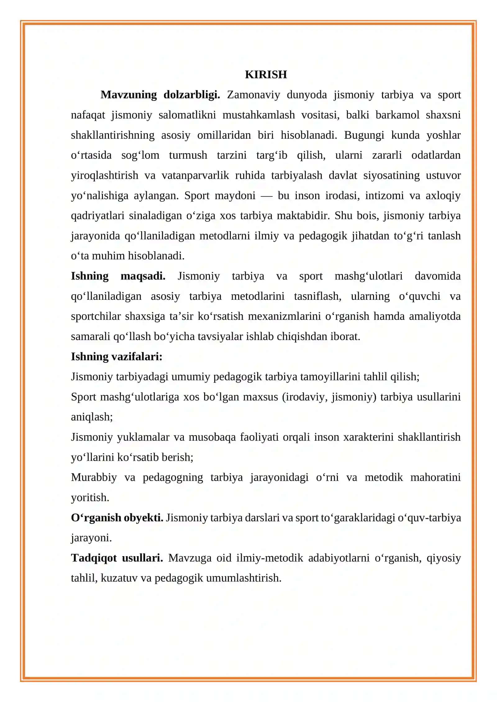 Jismoniy tarbiya va sport pedagogikasi 2
