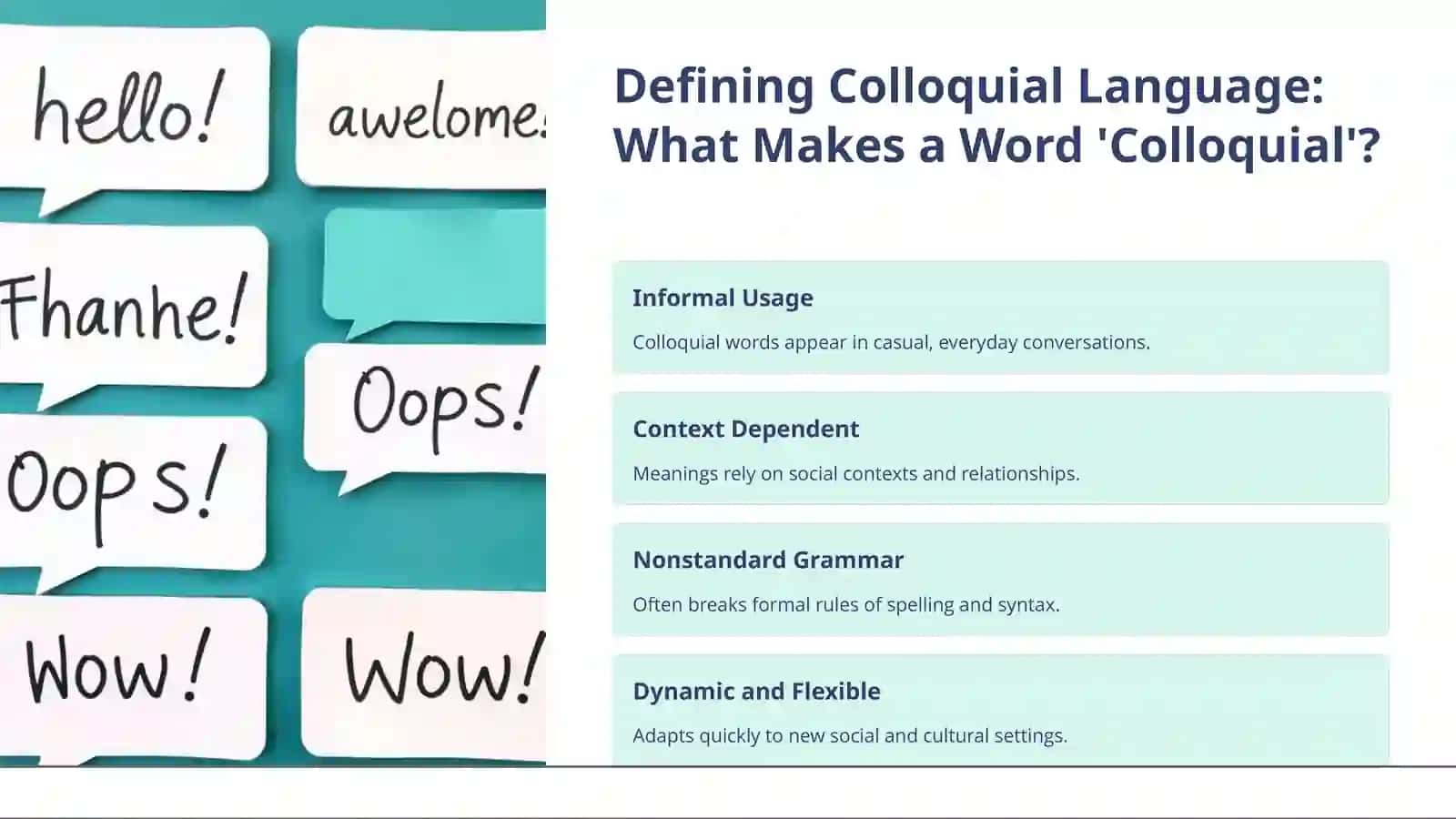 Colloquial Language Features 2