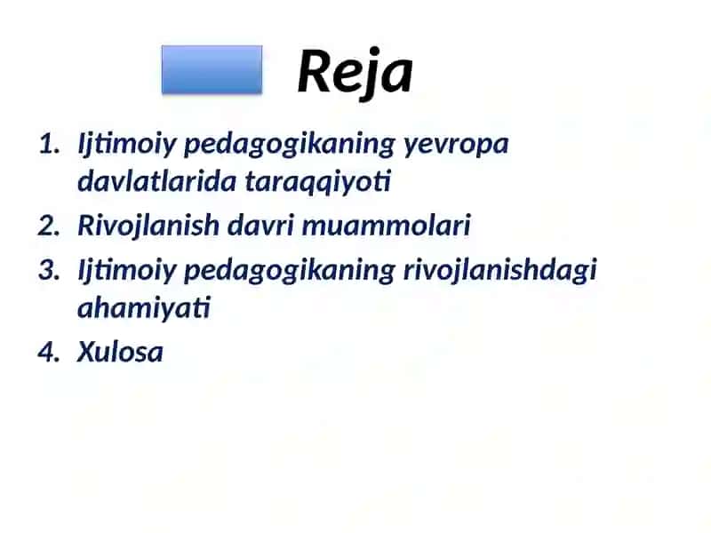 Xorijda ijtimoiy pedagogikaning rivojlanishi 2