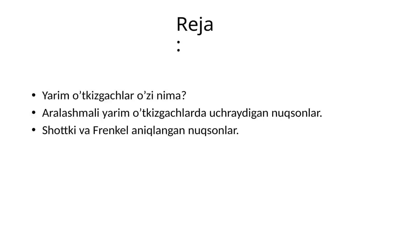 Yarim o'tkazgichlar 2