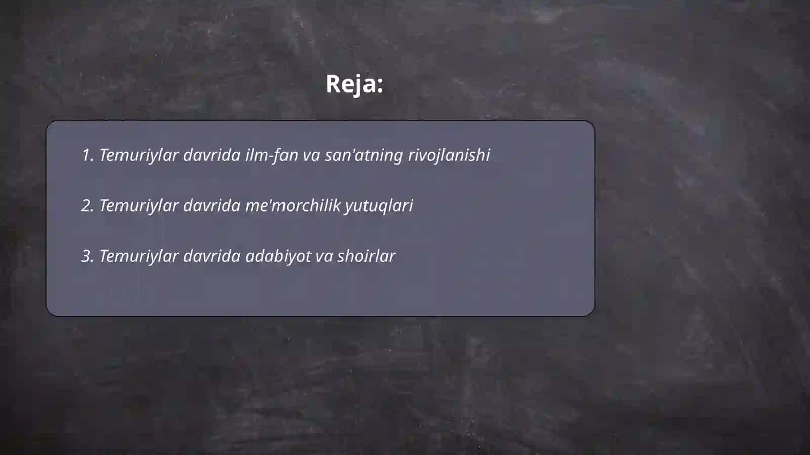 Temuriylar davrida ilm-fan va san'atning rivojlanishi 2