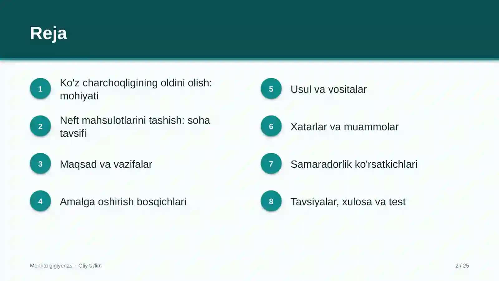 neft mahsulotlarini tashishda ko'z charchoqligining oldini olish 9284 2