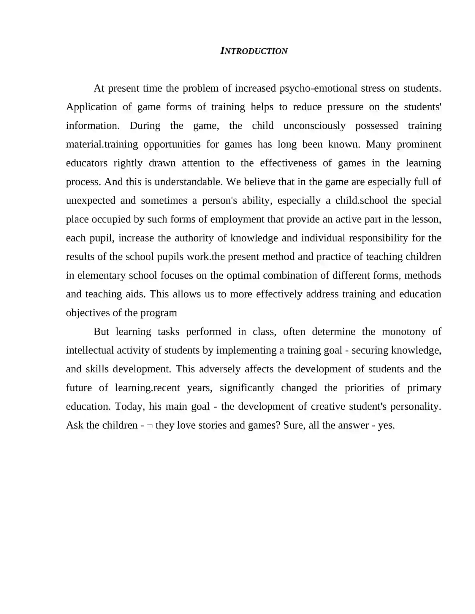 RELEVANCE OF THE THEME OF COURSE WORK 2