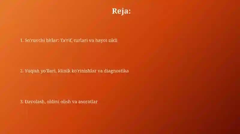 So'rg'ichlilar-odamparazitlari 2
