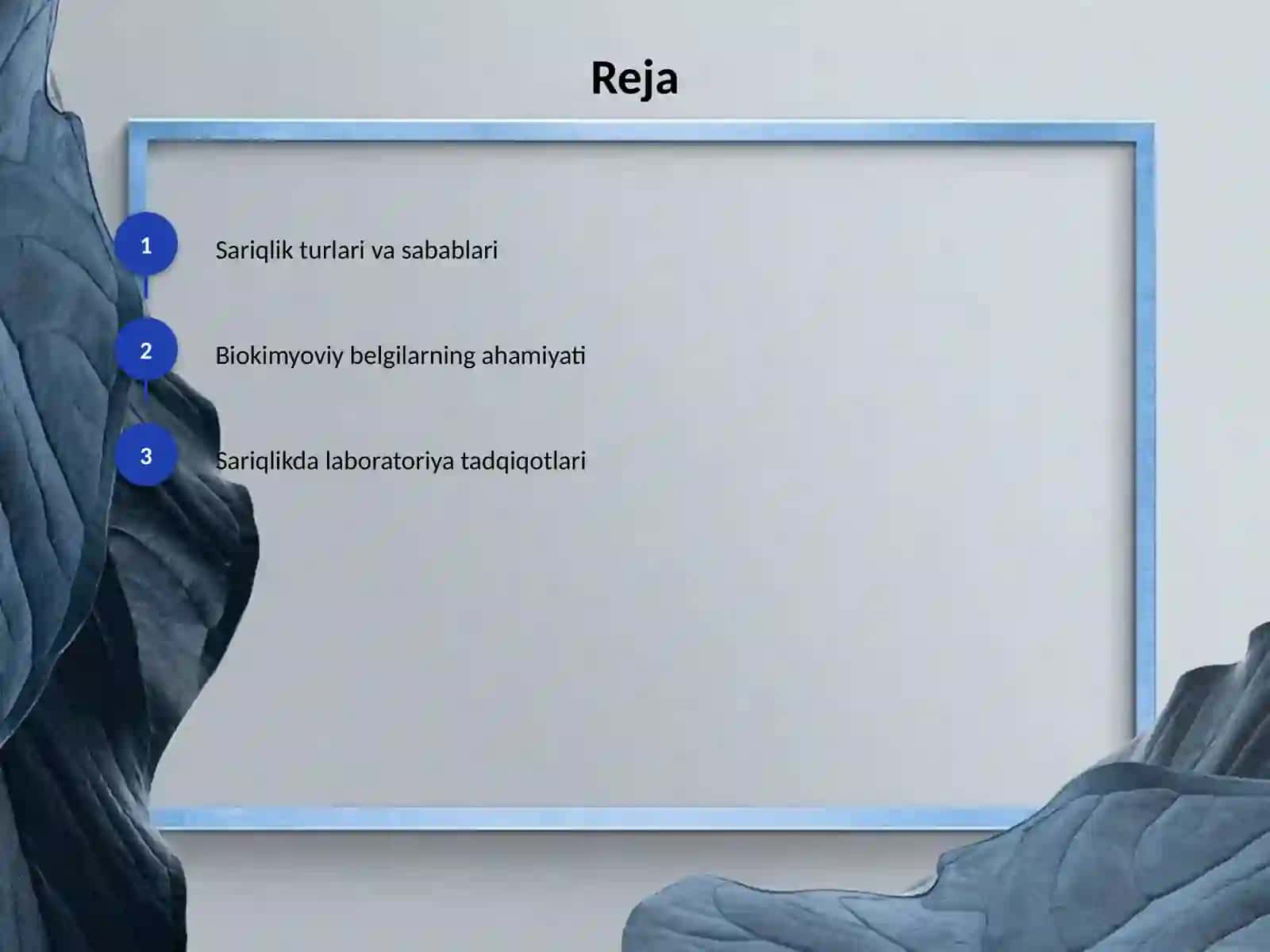 Sariqliklarning biokimyoviy jihatdan differensial tashxisi 2