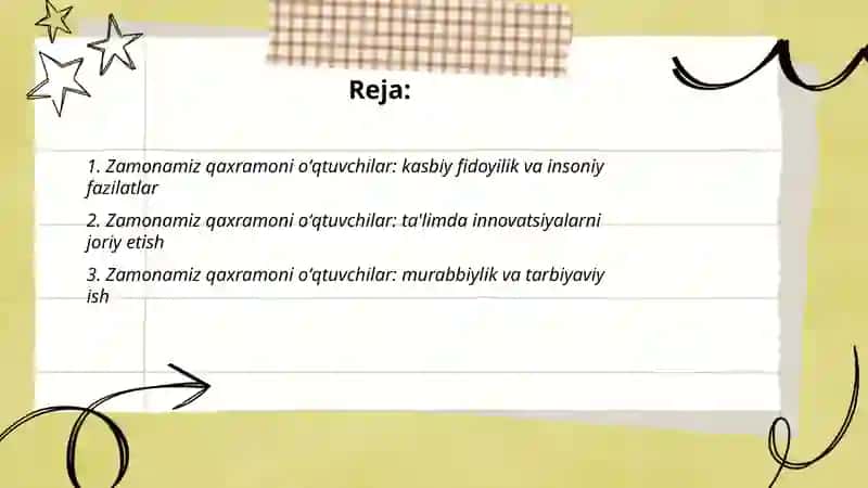 Zamonamiz qaxramoni oʻqtuvchilar 2