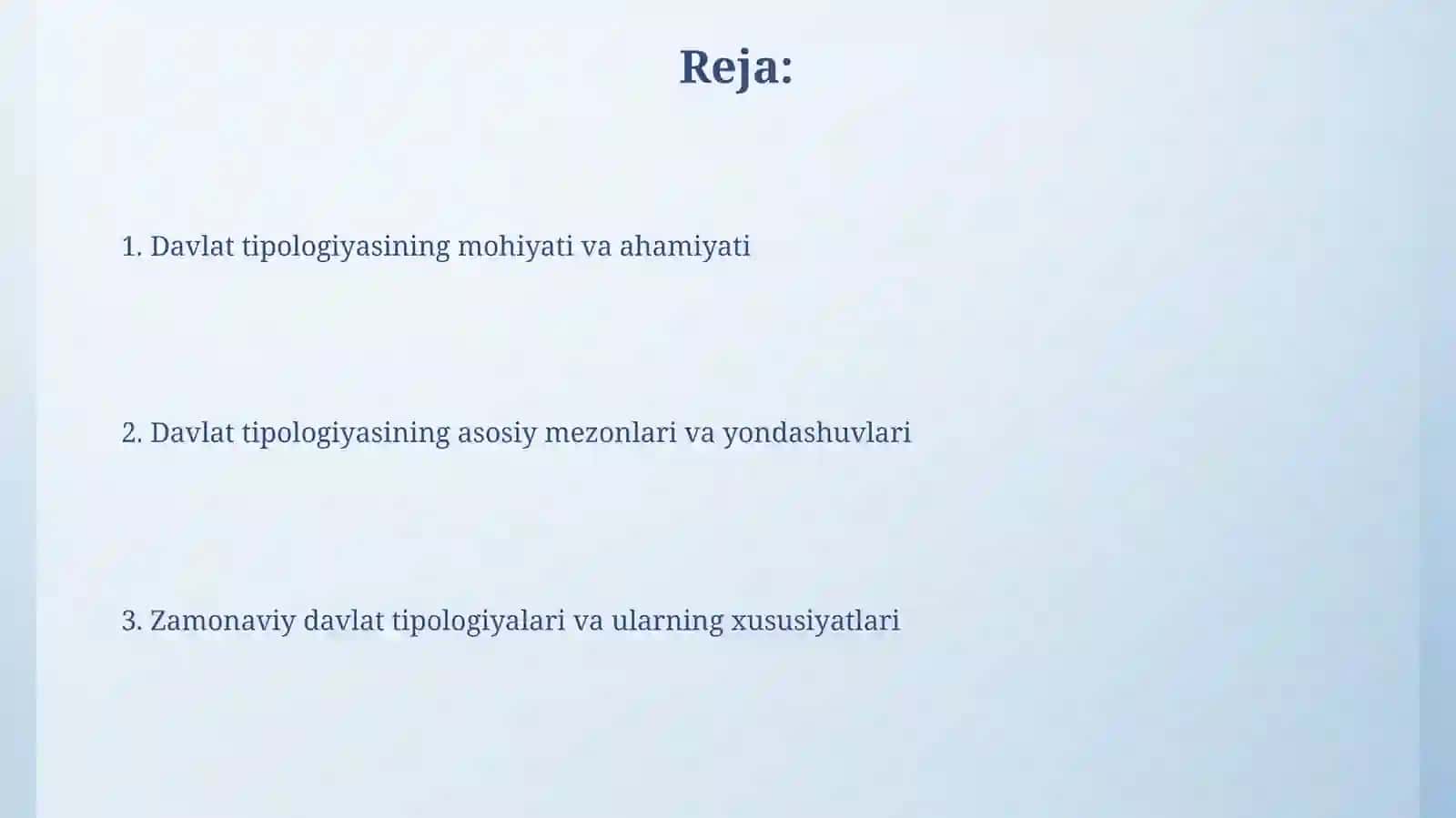 Davlat tipologiyasi 2