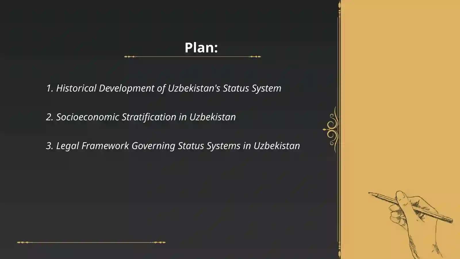 Status system of Uzbekistan 2