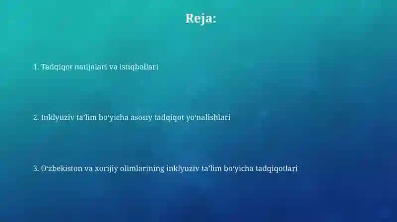 Maxsus ehtiyojli bolalarni oʻqitish metodikasi 2