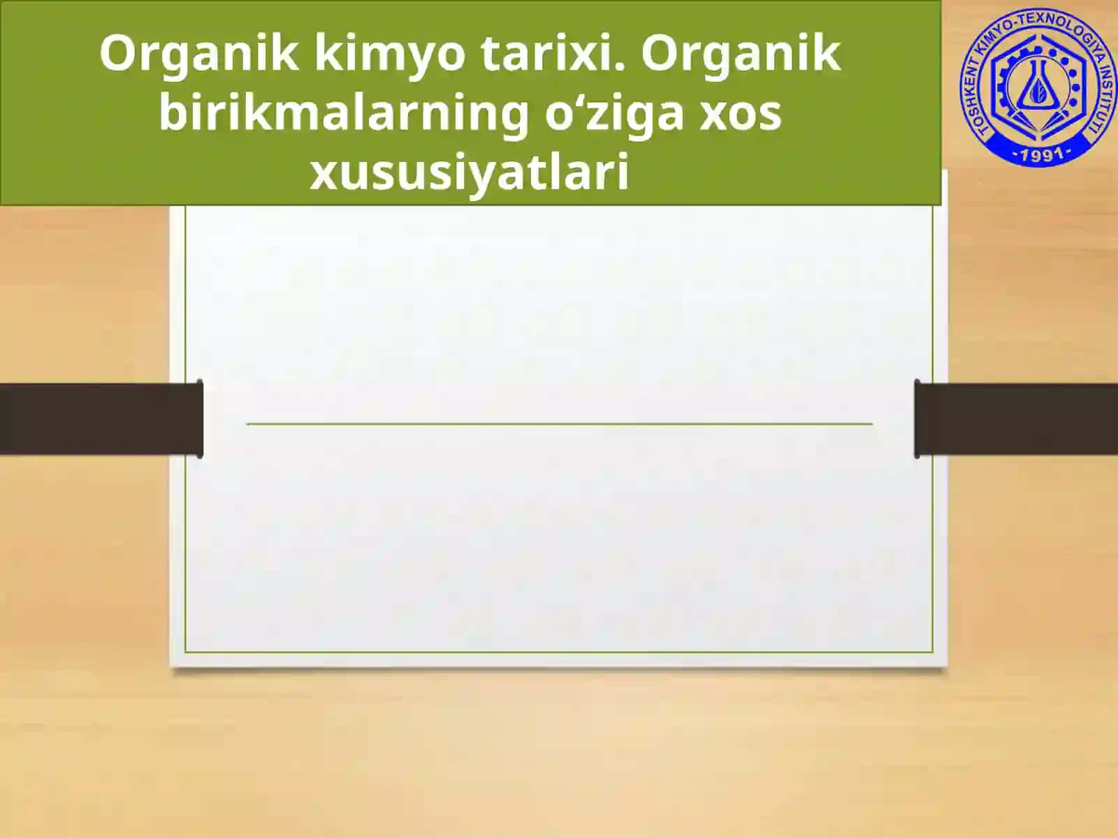 Kimyofanidan Taqdimoti 2